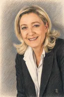 Portrait de Marine Le Pen
